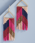Mondrian Fringe Earrings