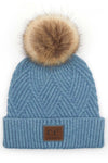 C.C Heather Beanie Pom Hat