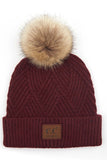 C.C Heather Beanie Pom Hat