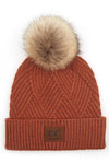 C.C Heather Beanie Pom Hat