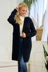 Cable Knit Hooded Cardigan