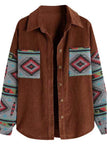 Corduraoy Aztec Shacket