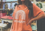 Heather Prism Sunset Be Happy Tee