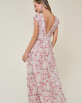 Cream Ladies Woven Dress