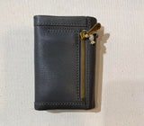 Jill Tri-Fold Wallet in Pebbled Leather