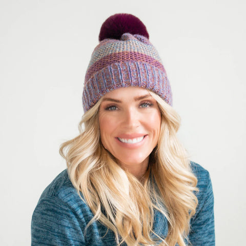 Knit Stripe Hat