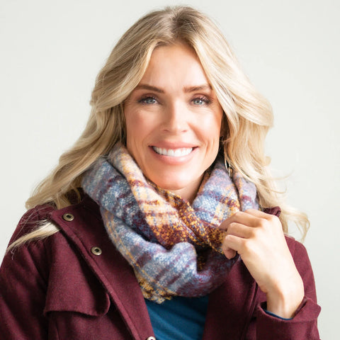 Plaid Nora Infinity Scarf