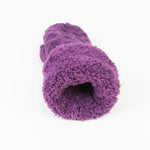 Knit Mittens with Sherpa Cuff
