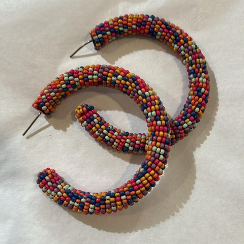 Multi Color Confetti Earrings