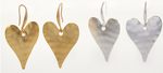 Hammered Hearts Earrings