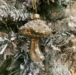 Mushroom Antique Gold Ornament Asst’d