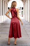 Elegant Halter Tie Dress