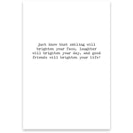 Brighten Life Greeting Card