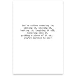 Life is all about ass...Greeting Card