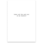 I started having chest pains...Greeting Card