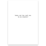 I started having chest pains...Greeting Card
