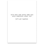 Let's Get Together Greeting Card