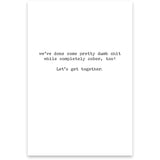 Let's Get Together Greeting Card