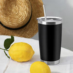 Black 20oz Stainless Steel Tumbler