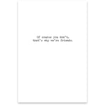 Do you know...Greeting Card