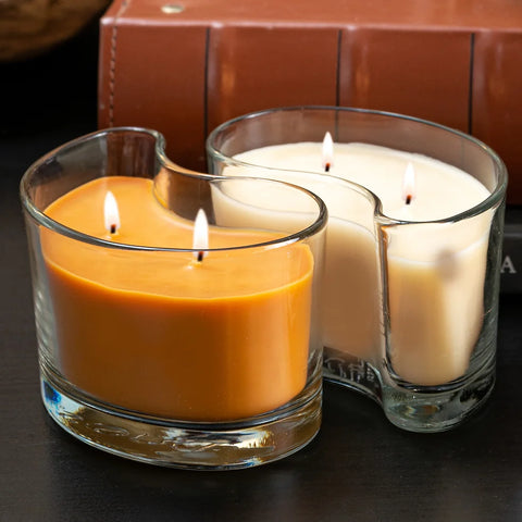 Medium DUOS Candles - Cinnamon Spice/Decadent Pumpkin