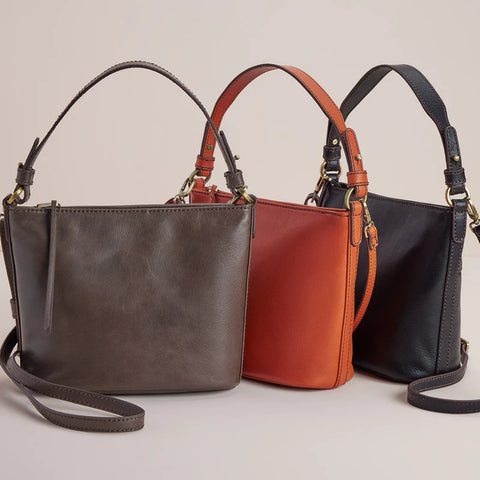 Belle Convertible Shoulder Bag in Artisan Leather