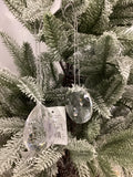 Clear Glass Drop Ornaments