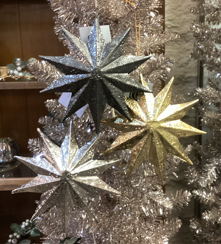 Asst Metal Hanging Star