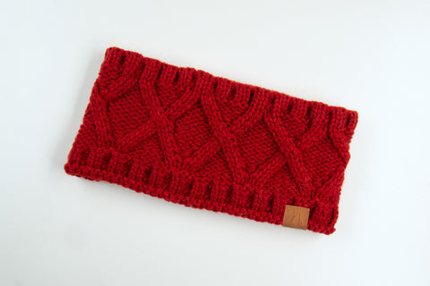 Red Lattice Headband