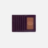Euro Slide Card Case in Polished Leather