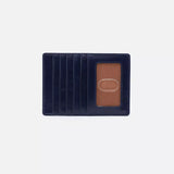 Euro Slide Card Case in Polished Leather