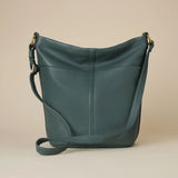 Fern Bucket Crossbody in Pebbled Leather