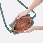 Fern Messenger Crossbody in Pebbled Leather
