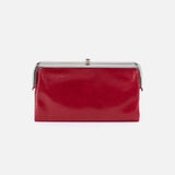 Lauren Clutch Wallet in Polished Leather