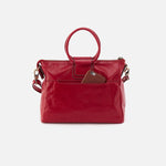 Sheila Medium Satchel in Polished Leather