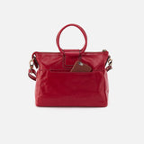 Sheila Medium Satchel in Polished Leather