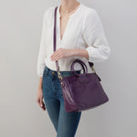 Sheila Medium Satchel in Polished Leather