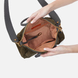 Sheila Medium Satchel in Suede