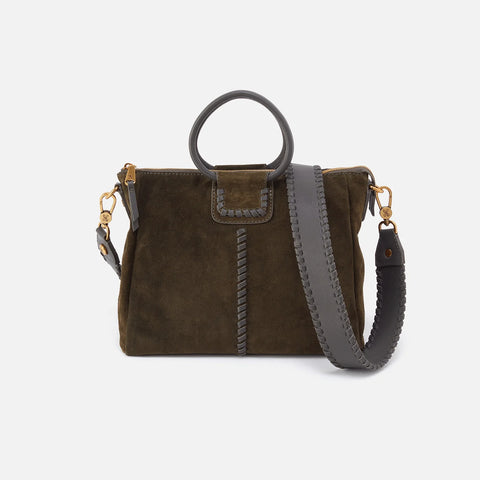 Sheila Medium Satchel in Suede