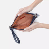 Vida Wristlet in Polished Leather