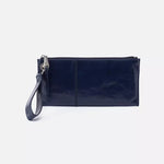 Vida Wristlet in Polished Leather