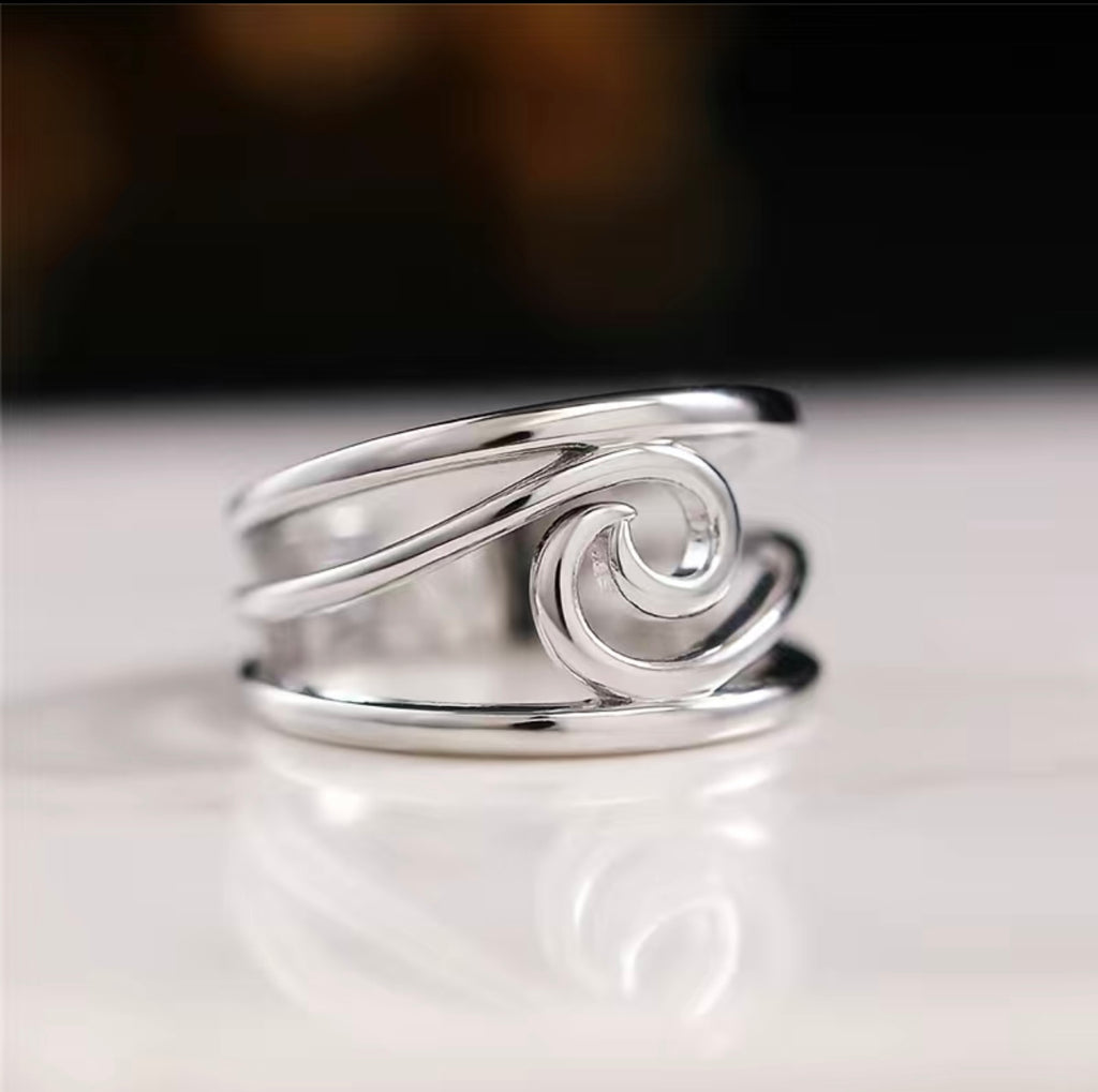 Simple shop wave ring