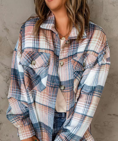 Pink Multicolor Soft Flannel