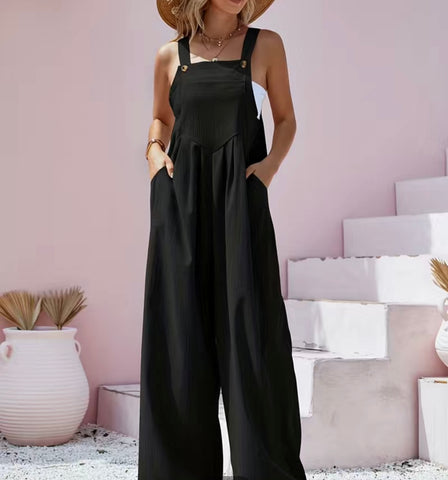 Black Wide Leg Jumpsuit
