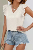 Cream Jacquard Elegant Blouse