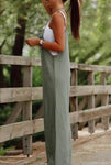 Light Green Wide Leg Jumpsuit