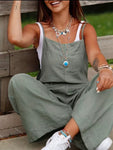 Light Green Wide Leg Jumpsuit