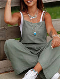 Light Green Wide Leg Jumpsuit