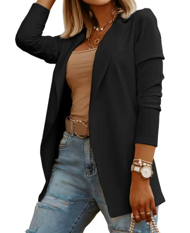 Black Lapel Blazer