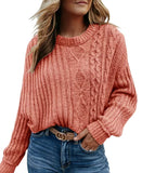Cozy Drop Shoulder Rib Knit Sweater
